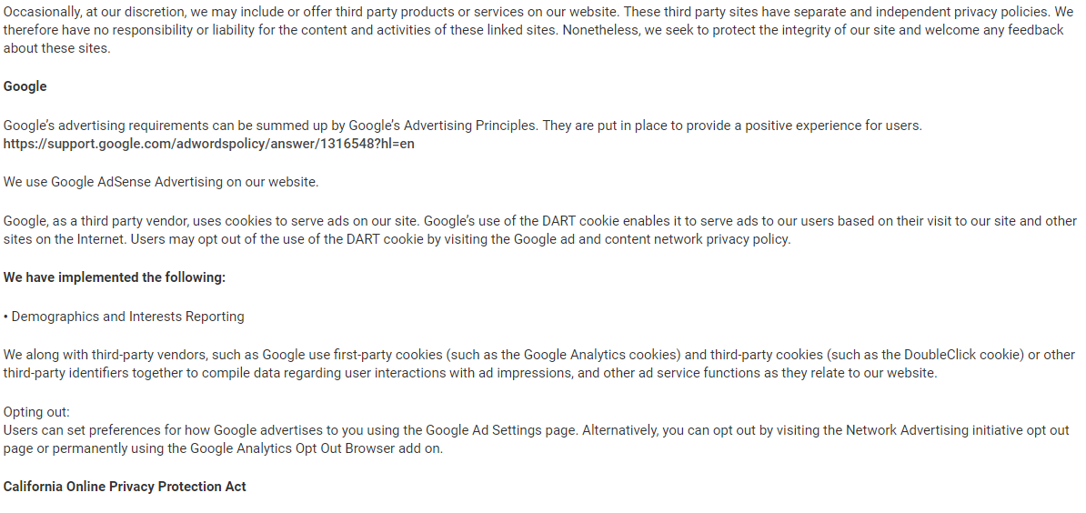 California Workers Compensation Injury Lawyers - Privacy Policy 3