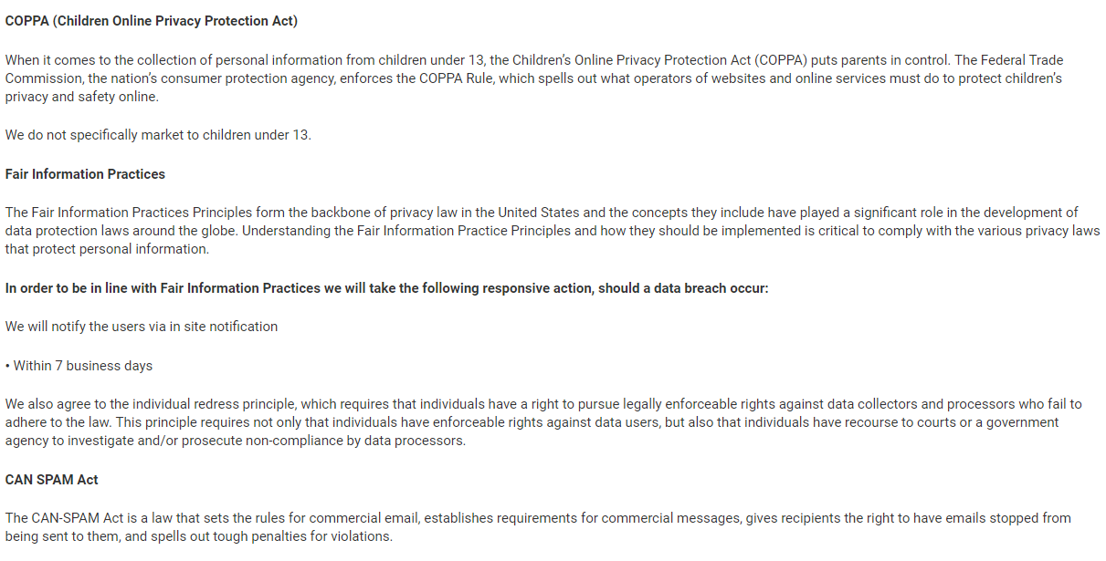 California Workers Compensation Injury Lawyers - Privacy Policy 5